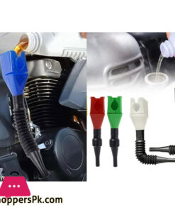 Flexible Draining Tool Snap Funnel Retractable Automotive Fuel Funnel