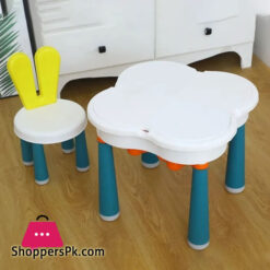 Game Reading Table For Preschool Baby Table And Chairs Set With Build Block
