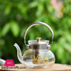 Heat Resistant Glass Teaset Flower Tea Pot Puer Kettle Coffee Teapot-1400Ml