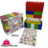 Jumbo Building Blocks 25 Pcs Zip-Bag Ap10124-A