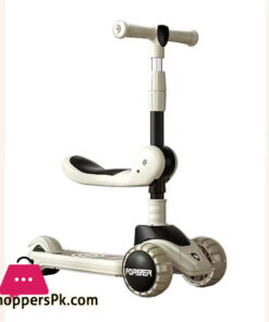 Kids Scooter for Kids Adjustable Height and Removable Seat with 3 LED Wheel