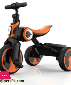 Kids Tricycle Portable Baby Stroller 3 Wheel Bicycle Children Bike With Music Speaker For 2-6 Years Kids 15 Kids Tricycle Portable Baby Stroller 3 Wheel Bicycle Children Bike With Music Speaker For 2-6 Years Kids - Image 4
