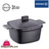 Korkmaz Casterra Square Cast Iron Pot 4.6 Liter 24 Cm - A2582