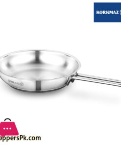 Korkmaz Tombik Stainless Steel Fry Pan 24x5 cm