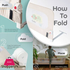 Moon Sequr Toddler Bed Rail 1.5 Meter