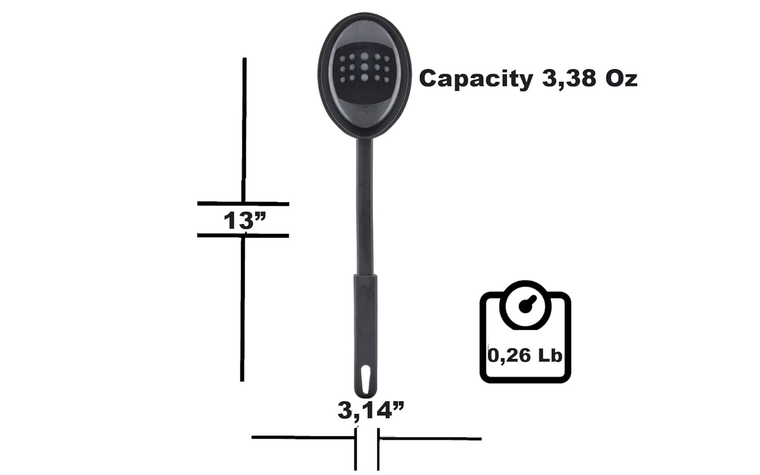 2In1 Multifunctional Colander Spoon And Ladle All In One  Fireproof Non Stick Quality Premium Unique Kitchen Gadget