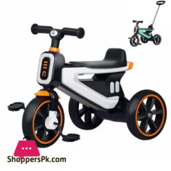New Style Children Tricycle Baby Trike with Music and Light Kids Trike with Push Car