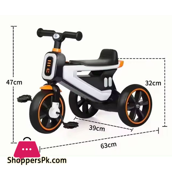 New Style Children Tricycle Baby Trike With Music And Light Kids Trike With Push Car 7 New Style Children Tricycle Baby Trike With Music And Light Kids Trike With Push Car - Image 5