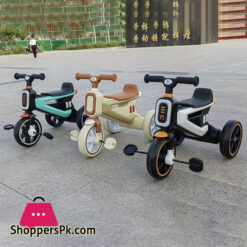 New Style Children Tricycle Baby Trike With Music And Light Kids Trike With Push Car 8 New Style Children Tricycle Baby Trike With Music And Light Kids Trike With Push Car