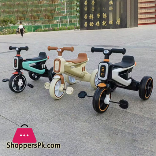 New Style Children Tricycle Baby Trike with Music and Light Kids Trike with Push Car