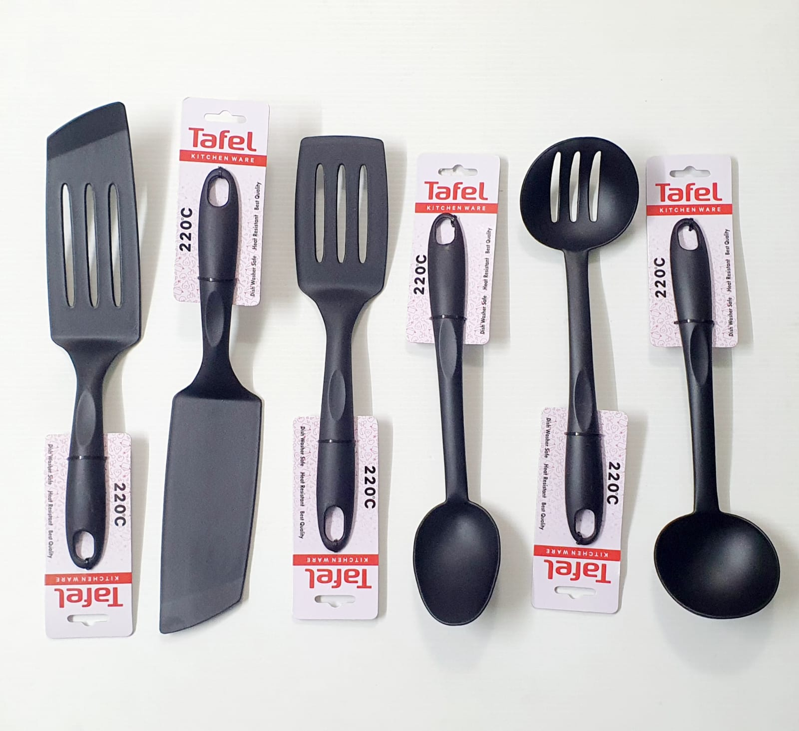 Non-Stick Cooking Spoon Set Of 6 5 Non-Stick Cooking Spoon Set Of 6