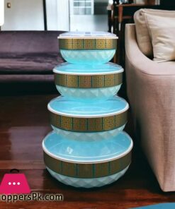 pack of 4 in 1 Bowl Set round shape with lid