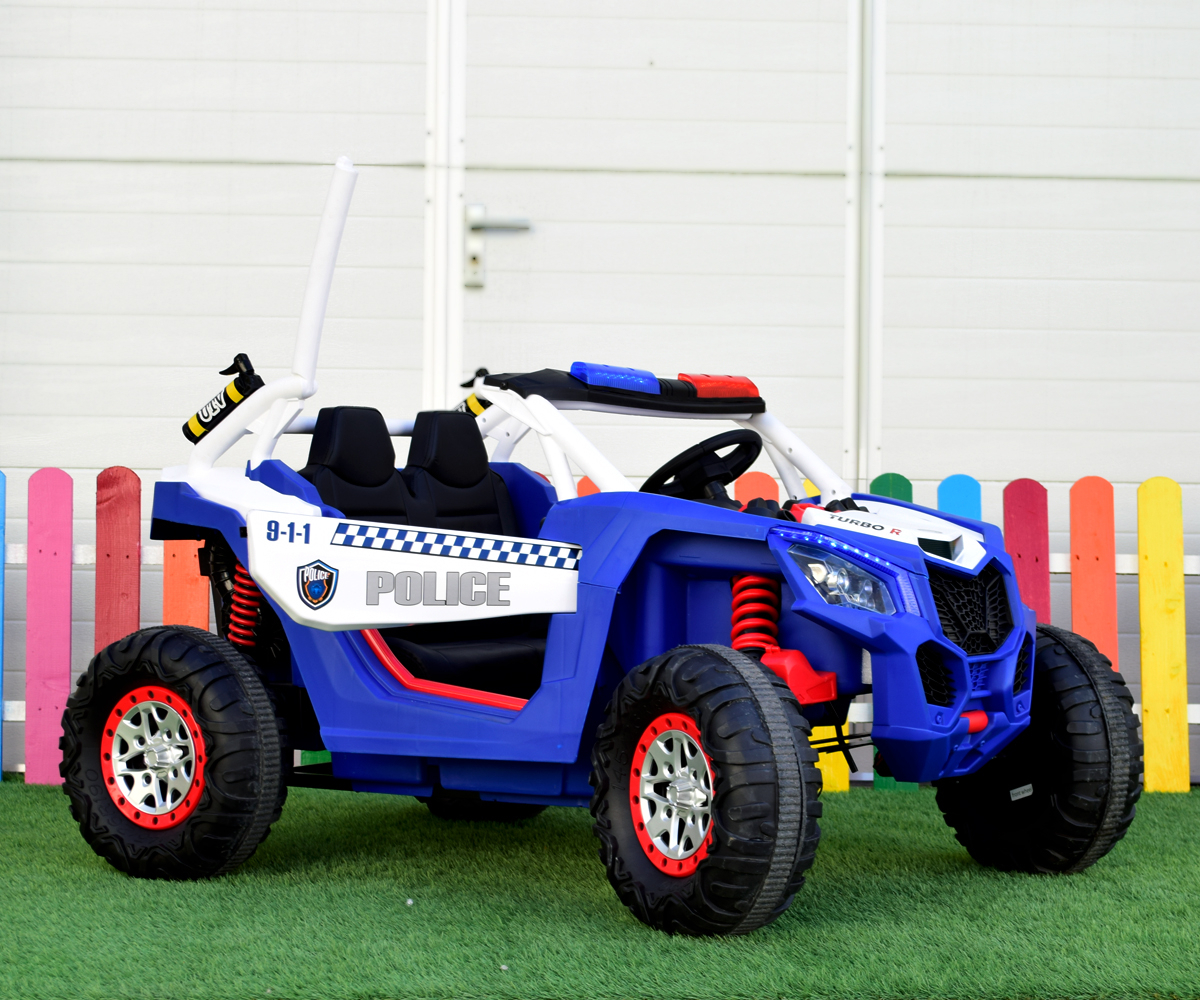 Police Ride-On Utv 4X4 220W 12V Double Xb2118