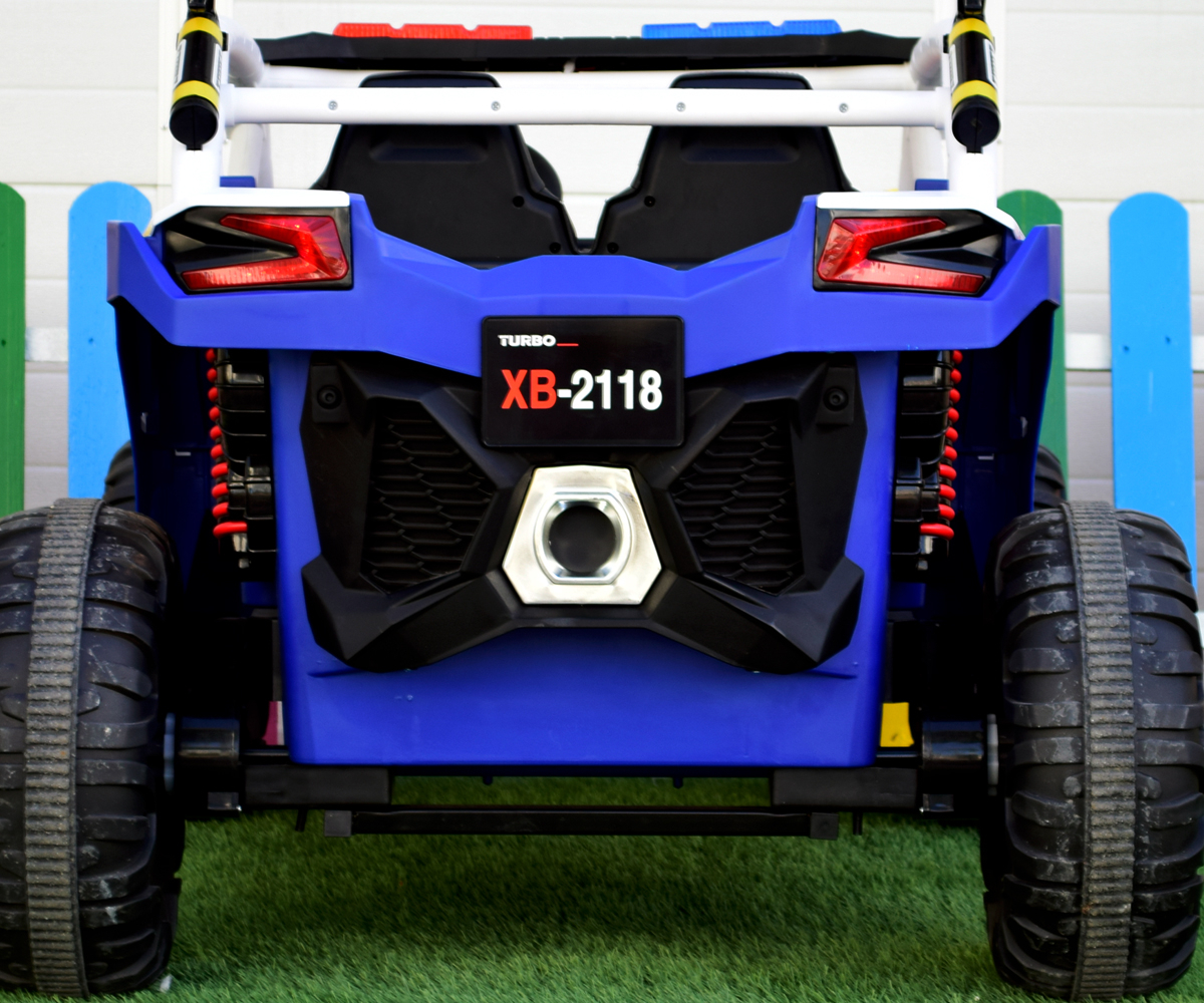 Police Ride-On Utv 4X4 220W 12V Double Xb2118