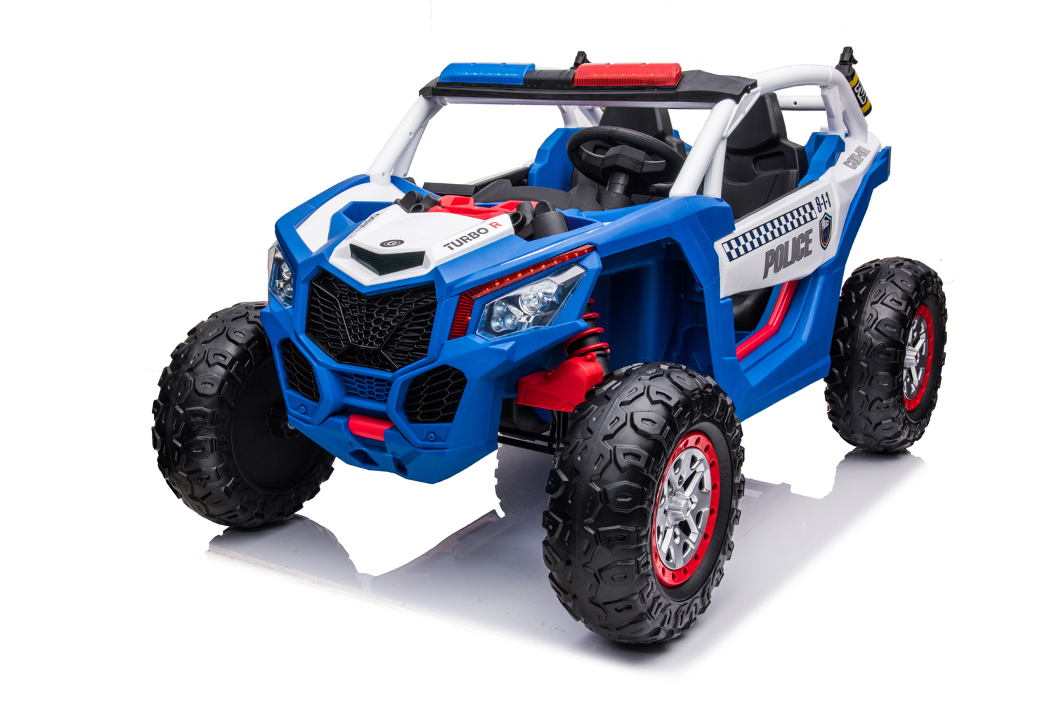 Police Ride-On Utv 4X4 220W 12V Double Xb2118
