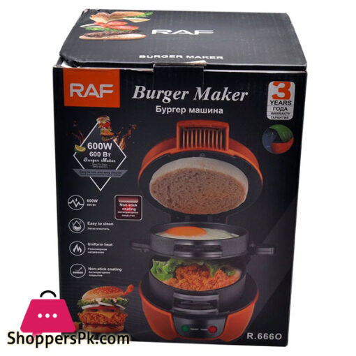RAF Burger Maker 600W Electric Machine