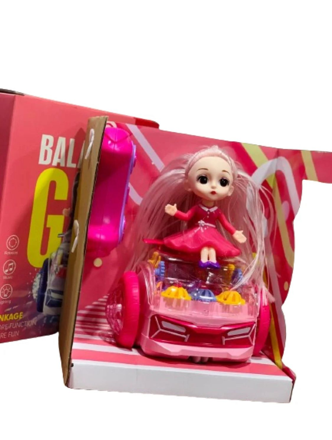 Remote Control Doll Car. With Music And Lighting Toy Fir Kids. This Product Has A Good Finishing.