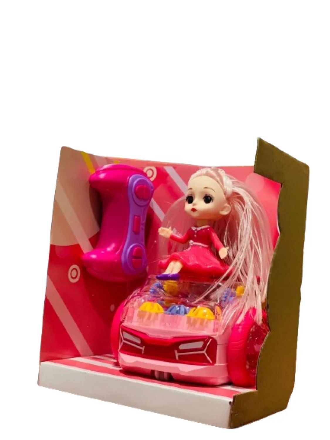 Remote Control Doll Car. With Music And Lighting Toy Fir Kids. This Product Has A Good Finishing.