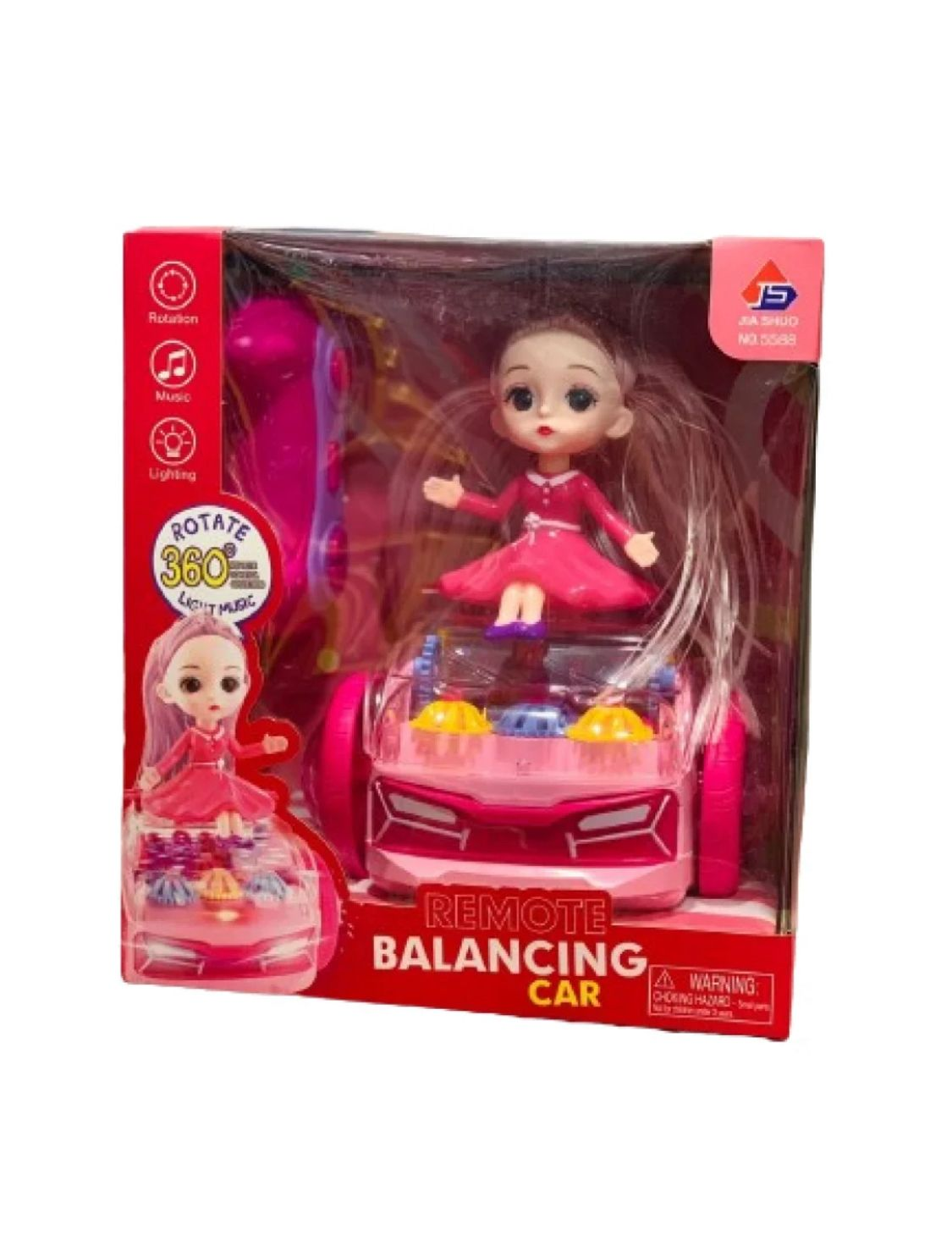 Remote Control Doll Car. With Music And Lighting Toy Fir Kids. This Product Has A Good Finishing.