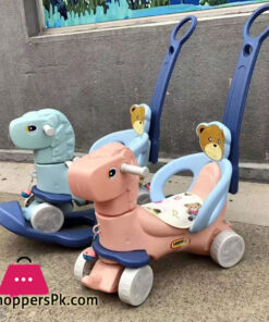 Rocking Ride Horse Kids Indoor Outdoor Ride On Stroller And Swing Convertible Baby Car - 8199 8 Rocking Ride Horse Kids Indoor Outdoor Ride On Stroller And Swing Convertible Baby Car - 8199 - Image 2