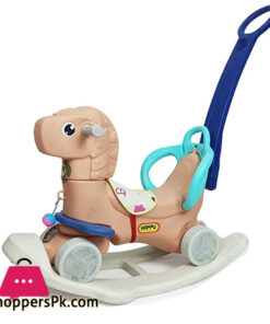 Rocking Ride Horse Kids Indoor Outdoor Ride On Stroller and Swing Convertible Baby Car - 8199