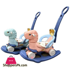 Rocking Ride Horse Kids Indoor Outdoor Ride On Stroller And Swing Convertible Baby Car - 8199