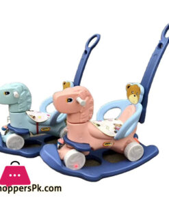 Rocking Ride Horse Kids Indoor Outdoor Ride On Stroller And Swing Convertible Baby Car - 8199 9 Rocking Ride Horse Kids Indoor Outdoor Ride On Stroller And Swing Convertible Baby Car - 8199 - Image 3