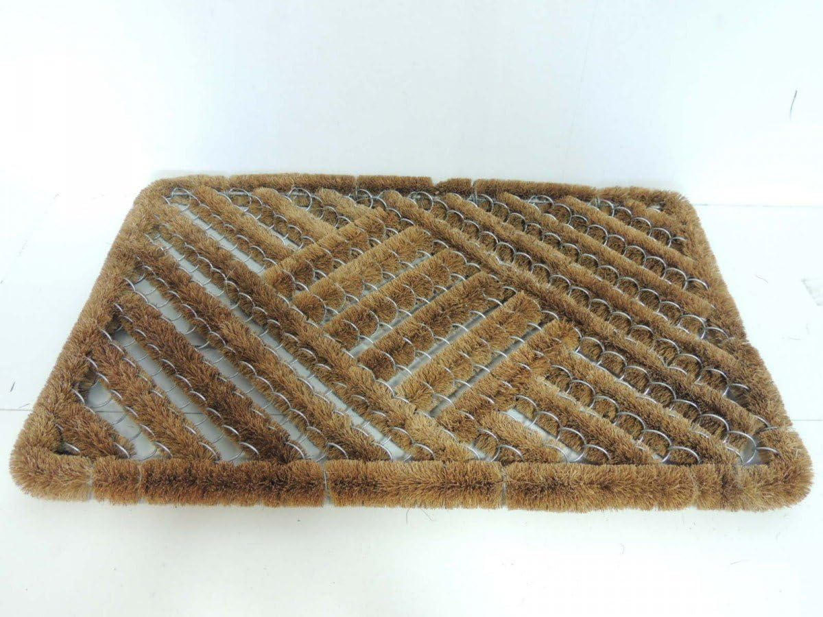 Shoe Scraper Mat Brown Door Mat 39 X 59 Cm