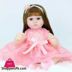 Silicone Vinyl Newborn Reborn Baby Doll Toy - 43 Cm