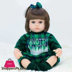 Silicone Vinyl Newborn Reborn Baby Doll Toy - 43 Cm