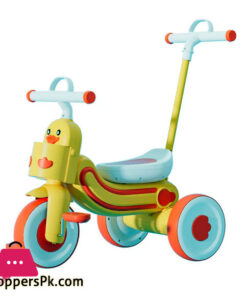 Tricycle Little Yellow Duck Pedal Car For Baby Multi-functional Light And Music Trolley