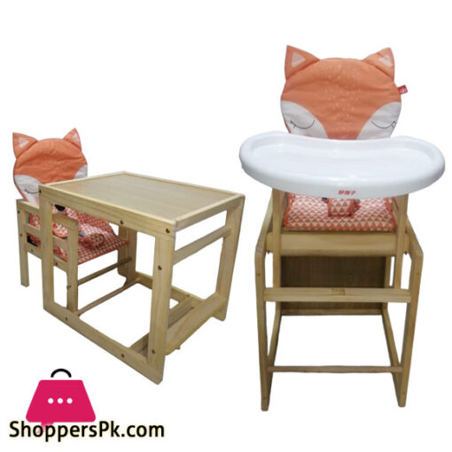 Wooden High Chair And Low Chair for Babies