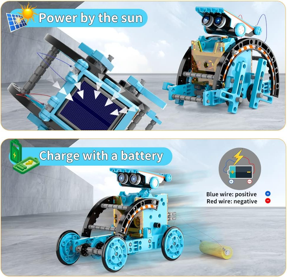 12-In-1 Stem Solar Robot Kit Toys