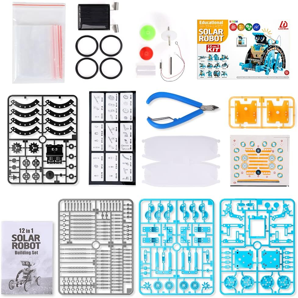 12-In-1 Stem Solar Robot Kit Toys