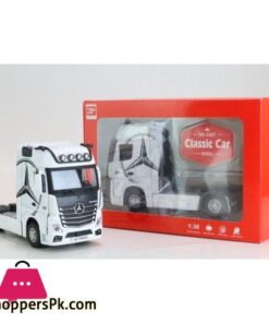 124 diecast Mercedes Benz actors truck trailer alloy model