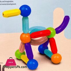 25 Pieces Diy Balls And Rods Magnetic Building Sticks Blocks