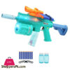 3 In 1 Bubble Gun With Soft Dart Blaster 8 Music Tones &Amp; Light Bubble Blower With 2 Bottles Of Bubble Solution (50Ml), 8 Soft Bullets