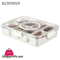 8 Gird Spice Storage Box Seasoning Box Lid Food Grade-Large 13 Spice Storage Box Seasoning Box Lid Food Grade Large Capacity Multi Compartment Fresh Keeping Salt Pepper Storage Kitchen Supplies Seasoning Container