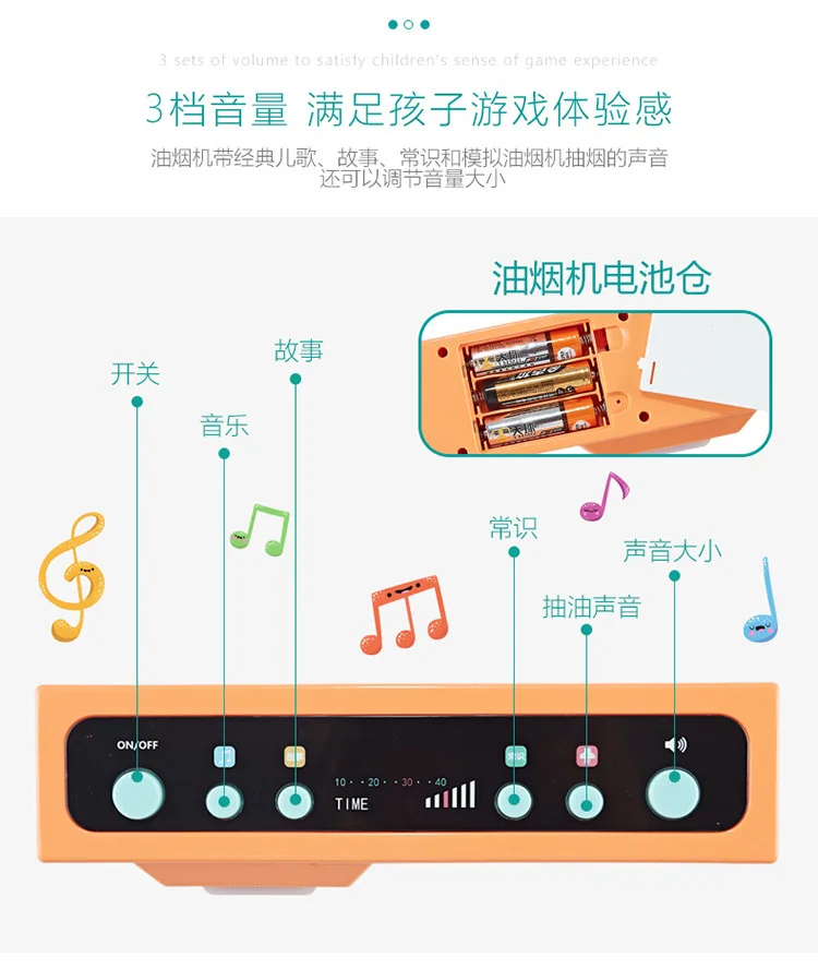 93Cm Large Kitchen Set Kids Play House Toys Set Simulation Sound Light Steam Suit Cook Spray Water