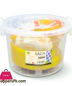 Best Quality 37 Pieces Saga Picnic Set 6 Person Dinner Utensil Set