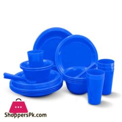 Best Quality 37 Pieces Saga Picnic Set 6 Person Dinner Utensil Set