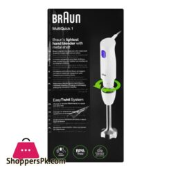 Braun Multiquick 1 2In1 Hand Blender Mq 10201M