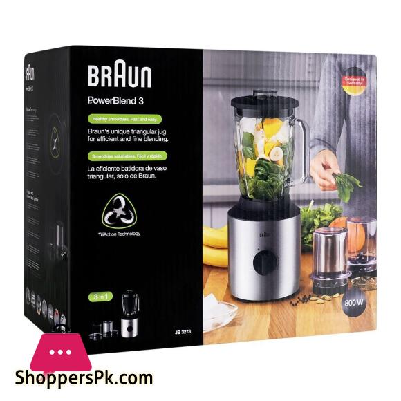 Braun Powerblend 3 Jug Blender Jb3273 4 Braun Powerblend 3 Jug Blender Jb3273
