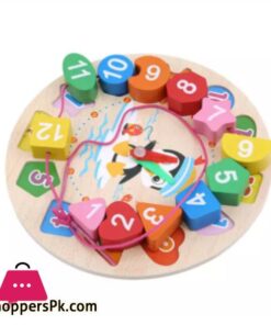 Cartoon Analog Clock Shape Wooden Toy 11 Cartoon Analog Clock Shape Wooden Toy Wooden Shape Color Sorting Clock Teaching Time Number Blocks Clock Shape Patterns Sorting And Animal Puzzle Montessori Early Learning Educational Toy