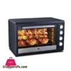 E Lite Eto 653R Oven Toaster 65 Ltr Black 2 Years Warranty