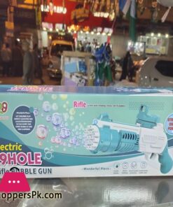 Electric Bubble Gun For Kids 19 Hole Electric Rifle Bubble Gun 28 Electric Bubble Gun For Kids 19 Hole Electric Rifle Bubble Gun Toy Comes With Bubble Liquid High Quality Product Easy To Handle Hand Compact Size For Kids Massive Bubble Machine Automatic Bubble Maker Outdoor Fun For Summer Birthday Or Wedding Party Toys