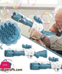 Electric Bubble Gun For Kids 19 Hole Electric Rifle Bubble Gun 29 Electric Bubble Gun For Kids 19 Hole Electric Rifle Bubble Gun Toy Comes With Bubble Liquid High Quality Product Easy To Handle Hand Compact Size For Kids Massive Bubble Machine Automatic Bubble Maker Outdoor Fun For Summer Birthday Or Wedding Party Toys