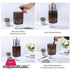 Electric Makeup Brush Cleaner Machine Usb Automatic Cosmetic Brush Cleaner For All Sizes Beauty Makeup Brush