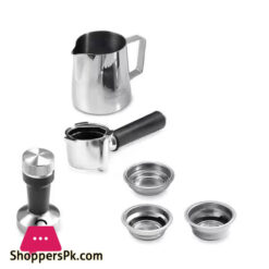 Manual Espresso Machines New Dedica Arte Manual Espresso Coffee Maker With New Milk Frothing Function - Silver Stainless Steel Ec885.M