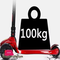 Ferrari Scooty For Kids 3 Wheel Foldable Adjustable Scooter With Led Lights Ferrari Kickboard Heavy Duty For 3To12 Years Kids